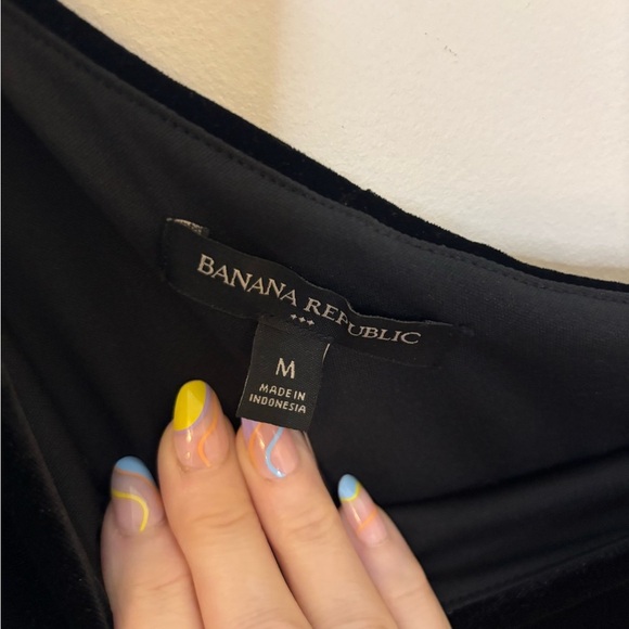 NWT Banana Republic Factory One Shoulder Velvet Jumpsuit - Picture 5 of 8